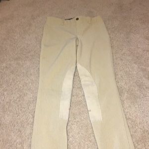 tan equistar riding pants (child size 12)